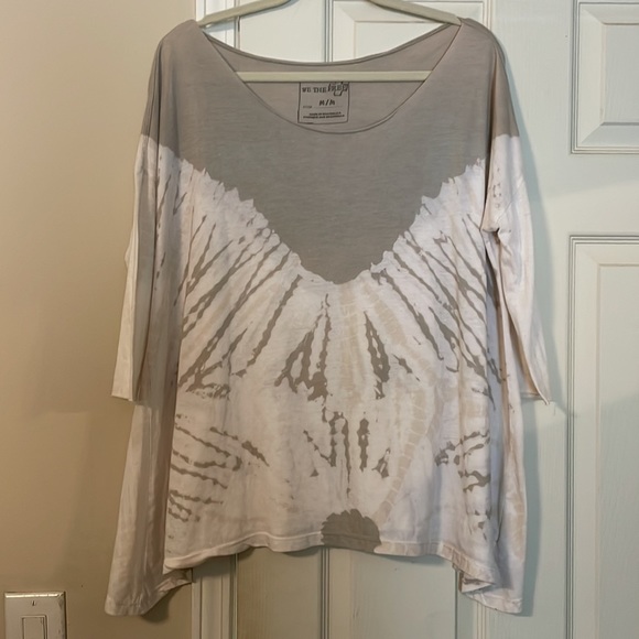 Free People Tops - We the Free flowy tie die print 3/4 sleeves